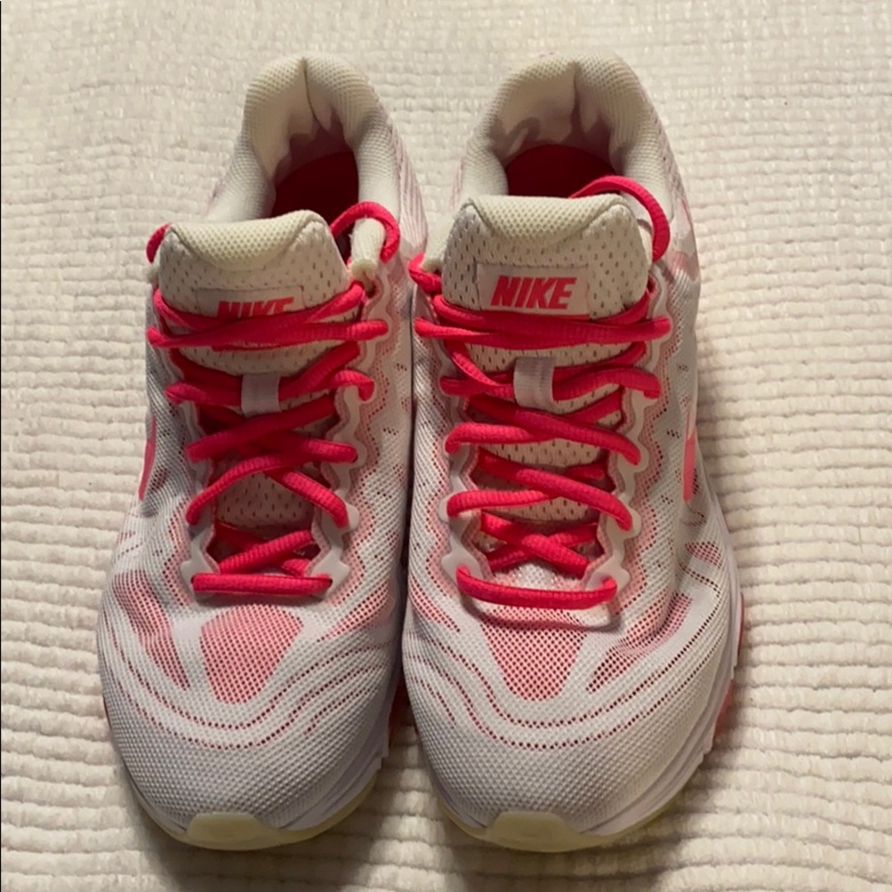 Pink Nike shoes